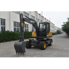 Factory direct 8 tons wheel excavator for sale